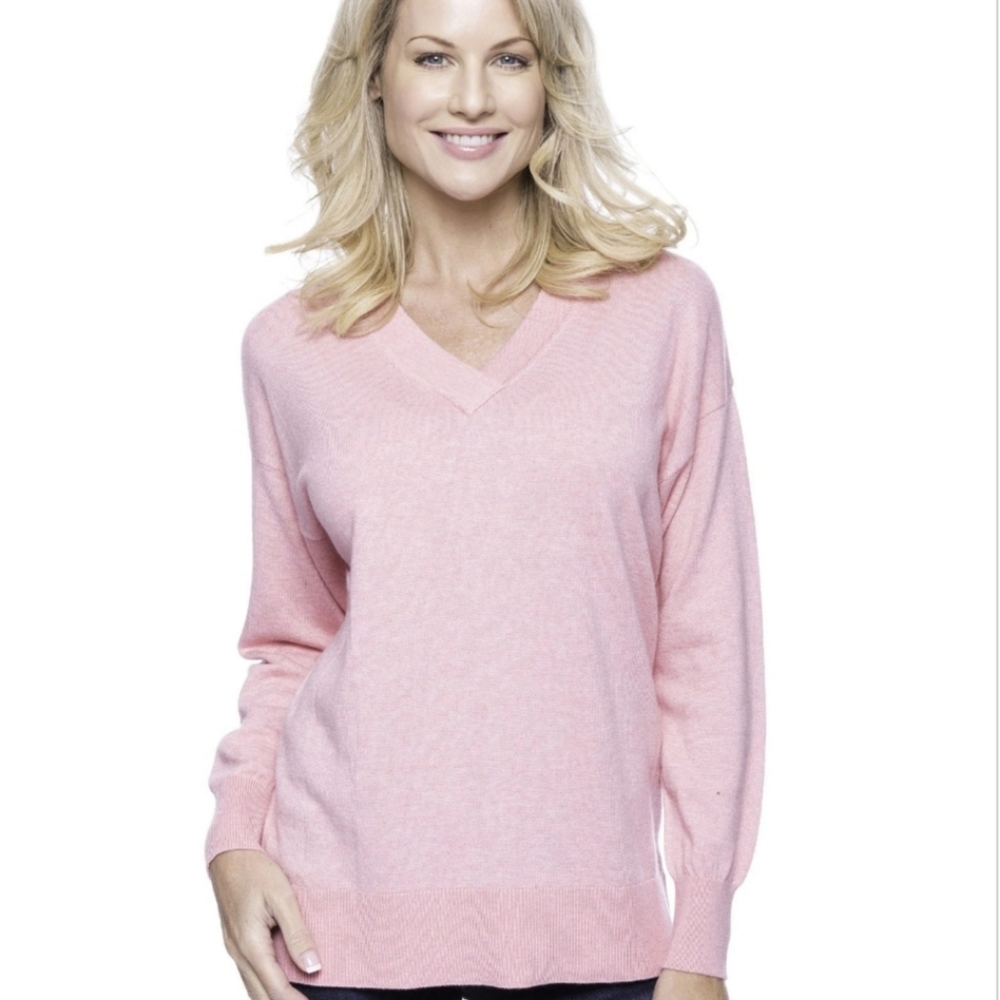 SMALL Pink Cashmere Blend Sweater